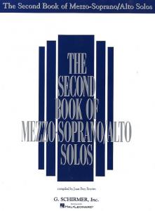 The Second Book Of Mezzo-Soprano/Alto Solos