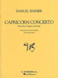 Samuel Barber: Capricorn Concerto (Score And Parts)