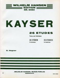 H.E. Kayser: 26 Etudes