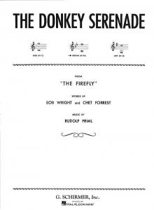 Rudolf Friml: Donkey Serenade (Medium Voice)
