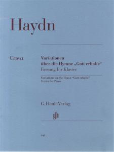 Joseph Haydn: Variations On The Hymn Gott Erhalte" Version For Piano"