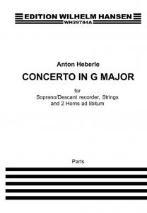 Anton Heberle (Michala Petri): Concerto In G Major For Recorder And Strings (Par