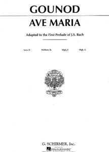 Charles Gounod: Ave Maria In F (Medium High Voice)