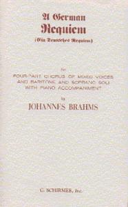 Johannes Brahms: Requiem Op.45 (Vocal Score)- Schirmer Edition