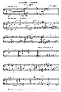 Anthony Payne: Miniature Variations On A Theme For Orchestra By Elisabeth Lutyen