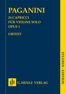 Nicolò Paganini: 24 Capricci Op.1 (Urtext Study Score)