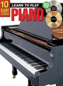 10 Easy Lessons: Learn To Play Piano (Book/CD/DVD)