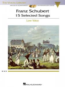 Franz Schubert: 15 Selected Songs - Low Voice (Book And CDs)