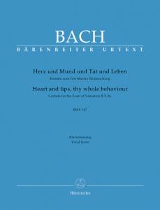 Johann Sebastian Bach: Hearts and lips, thy whole behaviour, BWV 147