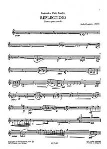 Laporte: Reflections for Clarinet Solo