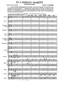 Albert Ketelbey: In A Persian Market (Score/Parts)