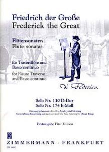 Frederick The Great: 2 Solo Sonatas Nos 130 + 174