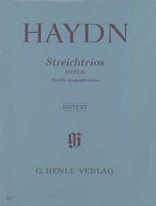 Franz Joseph Haydn: Streichtrios Heft III