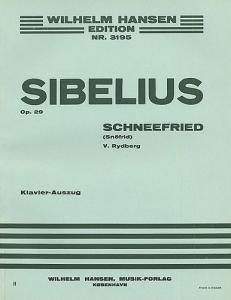 Jean Sibelius: Schnofried Op.29 (Vocal Score)