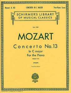 W.A. Mozart: Piano Concerto No.13 In C K.415 (2 Piano Score)