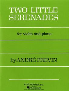 Andre Previn: Two Little Serenades For Violin And Piano