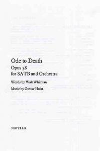 Gustav Holst: Ode To Death Op.38 (Vocal Score)