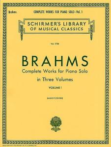Johannes Brahms: Complete Works For Piano Solo Volume 1