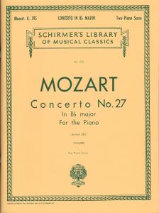 W.A. Mozart: Piano Concerto No.27 In B Flat K.595 (2 Piano Score)