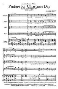 Martin Shaw: Fanfare For Christmas Day (SATB)