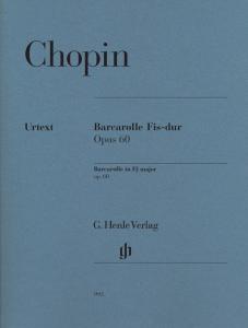 Frédéric Chopin: Barcarolle In F Sharp Op.60 (Urtext Edition)