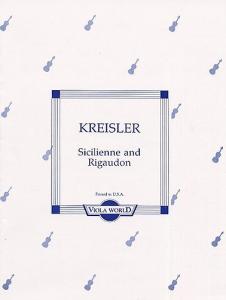 Fritz Kreisler: Sicilienne And Rigaudon (Viola/Piano)