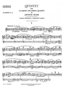 Bliss: Quintet For Clarinet And Strings (Study Score)