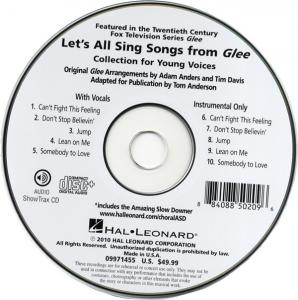 Let's All Sing Songs From Glee - Performance/Accompaniment CD