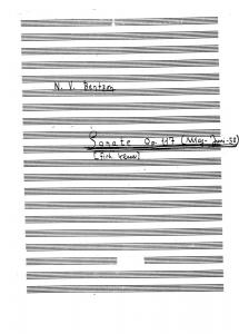 Niels Viggo Bentzon: Sonate Op.117