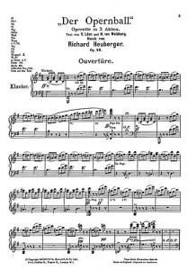 Richard Heuberger: The Opera Ball (Vocal Score)