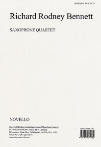 Richard Rodney Bennett: Saxophone Quartet (Study Score)