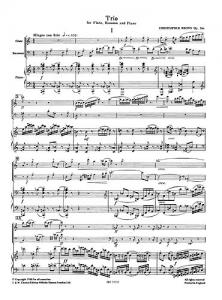 Christopher Brown: Trio Op.36a (Score and Parts)