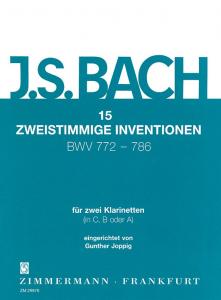 Bach, Js: 15 3-part Inventions Bv 772-786