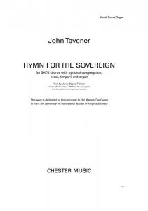 John Tavener: Hymn For The Sovereign (Vocal Score)