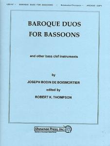 Joseph Bodin de Boismortier: Baroque Duos For Bassoons