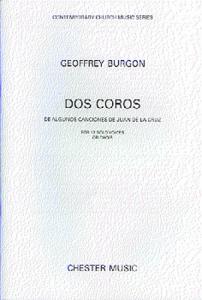 Geoffrey Burgon: Dos Coros For 12 Solo Voices Or Choir