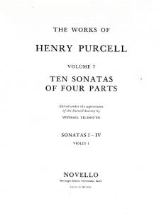 Purcell Society Volume 7 - 10 Sonatas Of Four Parts (Full Score)