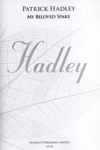 Patrick Hadley: My Beloved Spake (New Engraving)