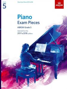 ABRSM Piano Exam Pieces: 2017-2018 (Grade 5) - Book Only