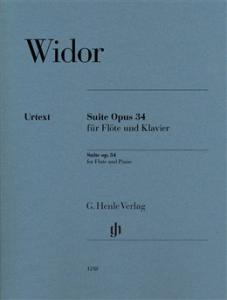Charles-Marie Widor: Suite Op. 34 For Flute And Piano