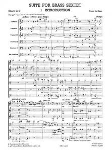 Jan De Haan: Suite For Brass Sextet (Just Brass No.24)