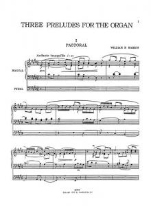 William H. Harris: Three Preludes For Organ