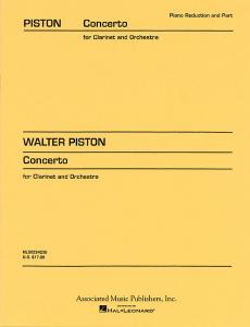Walter Piston: Clarinet Concerto (Clarinet/Piano)