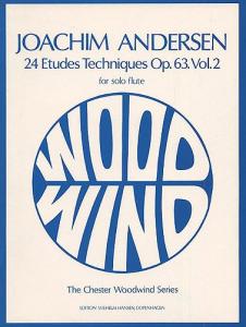 Joachim Andersen: 24 Etudes Techniques For Flute Op.63 Book 2 (13-24)