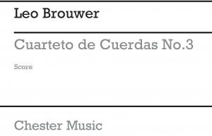 Brouwer: String Quartet No.3 (Score)