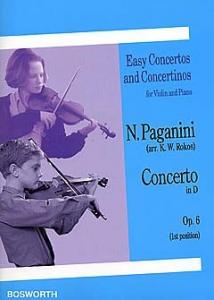Niccolo Paganini: Violin Concerto in D Op.6 (1st Position)