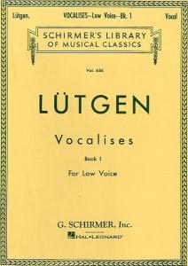 B. Lutgen: Vocalises Book One For Low Voice