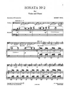Still Sonata No. 2 Vla/Piano