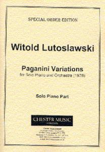 Witold Lutoslawski: Paganini Variations For Solo Piano And Orchestra (Piano Part