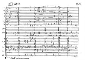 Michael Nyman: The Masque (Score)